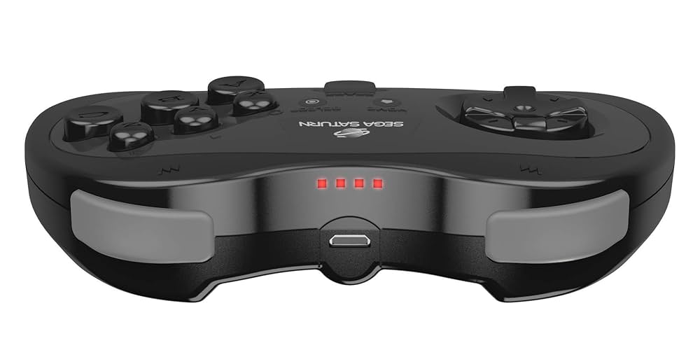 その他 SEGA Saturn 8-Button Arcade Pad Retro-bit SEGA Saturn 8-Button Arcade Pad 2.4GHz Wireless